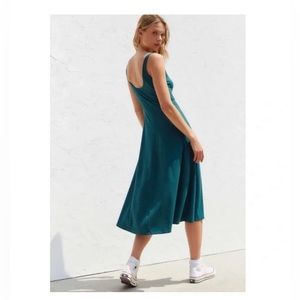 Urban outfitters emerald green dress